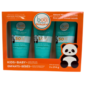 Wholesale Boo Bamboo Mineral Sunscreen SPF 50 3 Pack (214g/7.5oz Each)   ($12.00 Each)