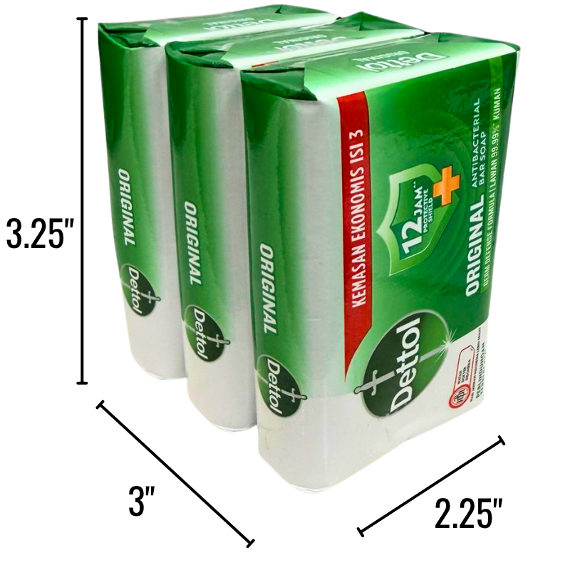 Wholesale Dettol Antibacterial Bar Soap 3 Pack (100g/3.5oz) ($1.50 Each) - Image 2