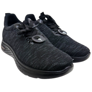 Wholesale Men’s Lace Up Running Shoes Black (Size 7–12)