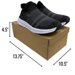Wholesale Men’s Knit Running Shoes Grey/Black (Size 39–45)