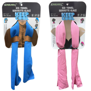 Wholesale Cooling Towel Assorted Colours (35x11in)