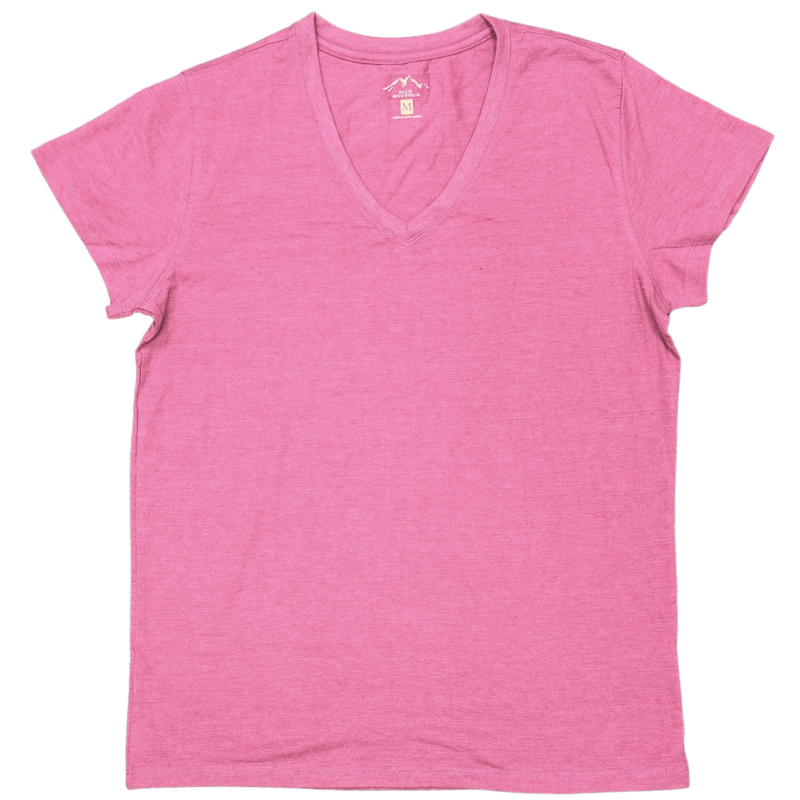 Wholesale Ladies V-Neck Short Sleeve T-Shirt Assorted Colours (S–2XL) - Image 2