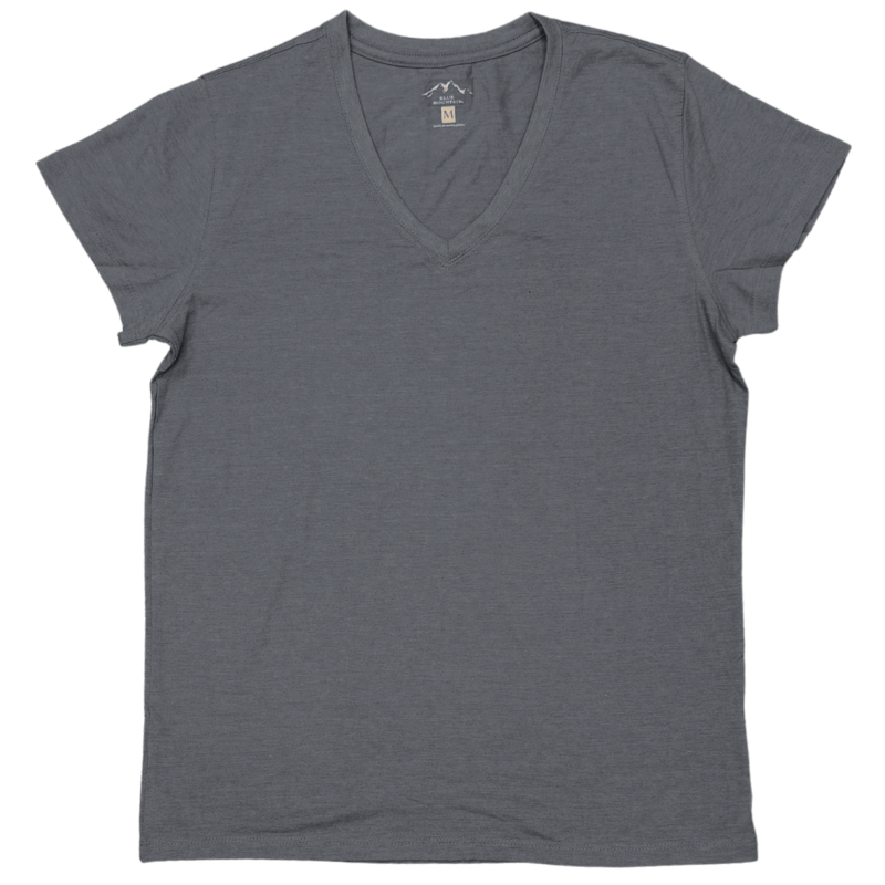 Wholesale Ladies V-Neck Short Sleeve T-Shirt Assorted Colours (S–2XL) - Image 5