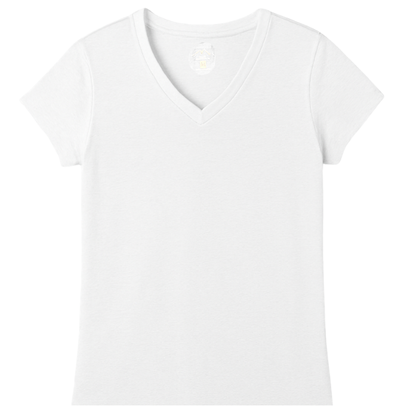 Wholesale Ladies V-Neck Short Sleeve T-Shirt Assorted Colours (S–2XL) - Image 6