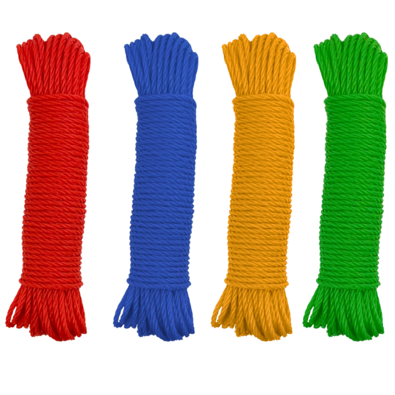 Wholesale Twisted Poly Rope Assorted Colours (15m/ 50ft) - Image 3