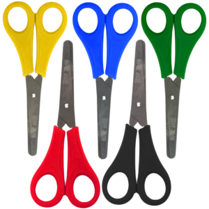 Wholesale Safety Scissors Blunt Tip Assorted Colours (5in)
