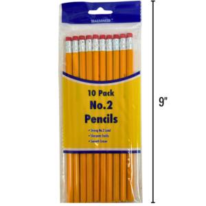 Wholesale No.2 Pencils - 10 Pack ($0.14 Each)