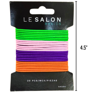 Wholesale Hair Elastics Assorted Colours 24 Pack ( $0.06 Each)