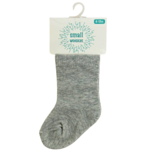 Wholesale Infant Socks Grey (6–12 Months)