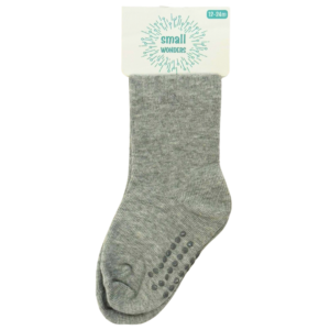 Wholesale Infant Socks Grey With Non Skid (12 – 24  Months)