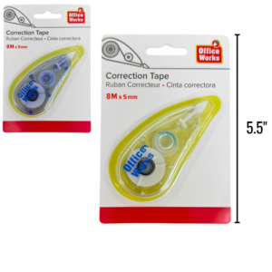 Wholesale Correction Tape Assorted Colours (8m x 5mm)