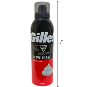 Wholesale Brand Name Gillette Shave Foam Original Scent (200ml/6.8oz)
