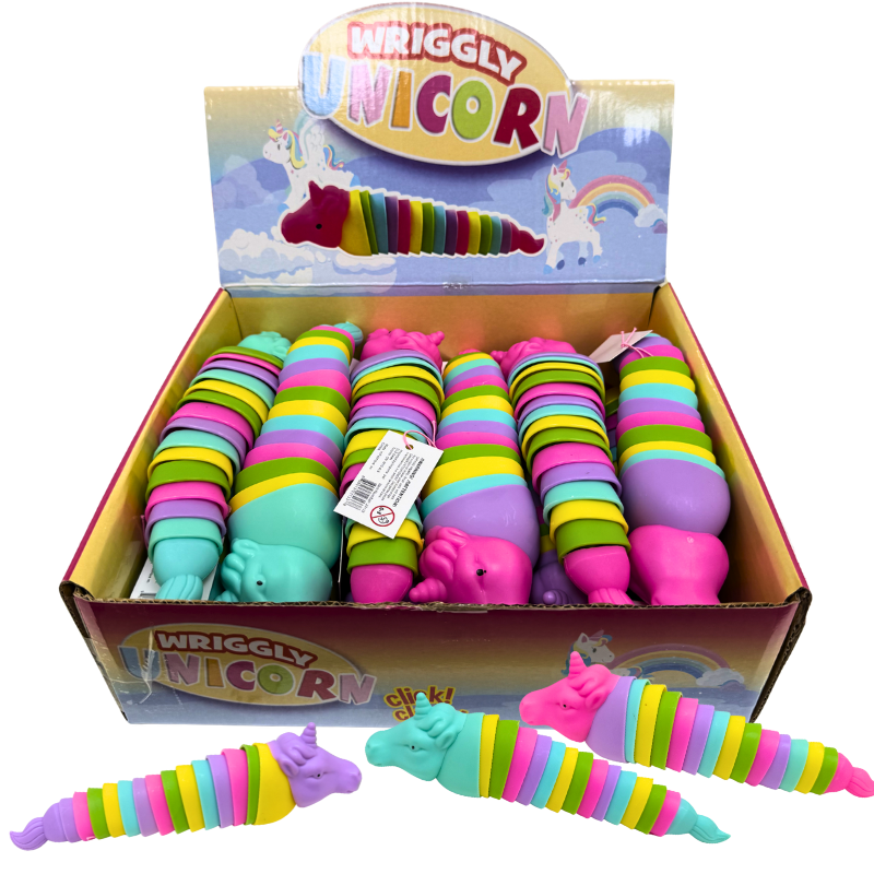 Wholesale Wiggle Unicorn Assorted Colours (23cm/9in) - Image 6