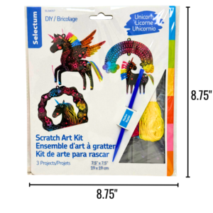 Wholesale Scratch Art Craft Kit Assorted Styles (3 Designs)