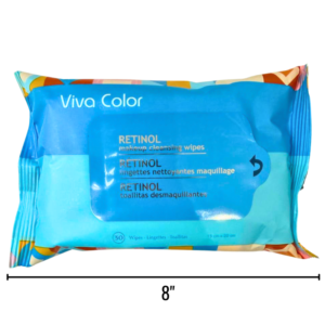 WholesWholesale Facial & Makeup Cleansing Wipes Retinol (24 Pack)