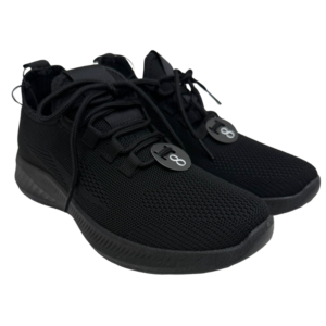 Wholesale Ladies Lace-Up Running Shoes Black (Size 6–10)