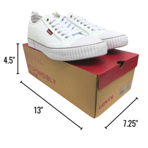 Wholesale Brand Mame Levi's Men's Canvas Sneaker Shoes White (Size 8–13)