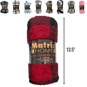 Wholesale Sherpa Blanket Assorted Prints (60x80in)