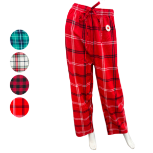 Wholesale Ladies Pyjama Pants – Assorted Plaids (S–2XL)