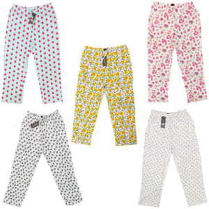 Wholesale Ladies Pajama Pants Assorted Prints (S–2XL)