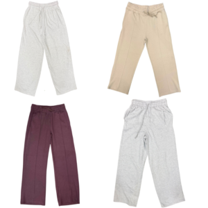 Wholesale Ladies Wide Leg Track Pants Assorted Colours (S–2XL)