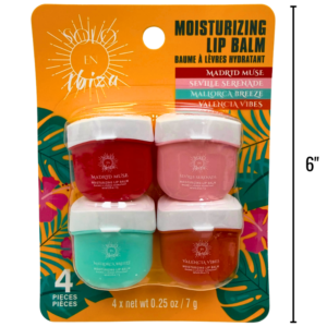 Wholesale Lip Balm Assorted Flavours 4 Pack (4 X 7g) ($1.50 Each)
