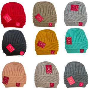 Wholesale Ladies Aran Beanie – Assorted Colours