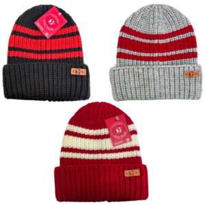 Wholesale Adult Half Cardigan Lined Toque – Assorted Colours