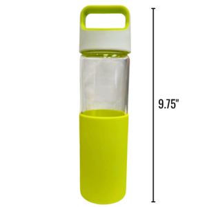 Wholesale Glass Water Bottle – Lime (20oz / 591ml)