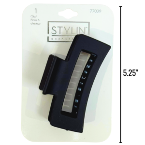 Wholesale Hair Claw Clip – Black (1-Pack)