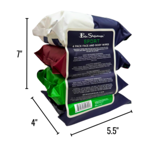 Wholesale Brandname Ben Sherman Face & Body Wipes – 4x30 Pack ( $1.25 / Pack)