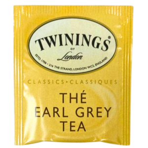 Wholesale Brand Name Twinings Earl Grey Tea Bags – Individually Packaged (144 per Box)  ( $0.25 Each)
