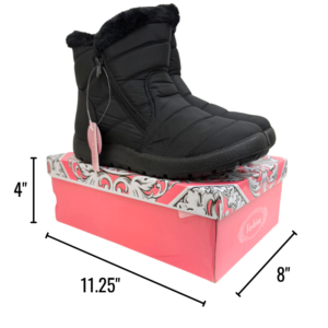 Wholesale Ladies Winter Boot – Black (Size 36–41)