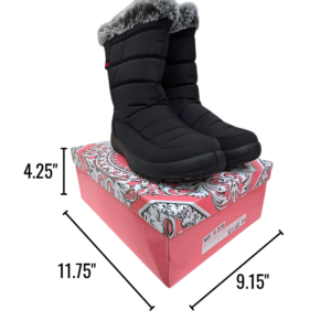 Wholesale Ladies Winter Boot – Black (Size 36–41)