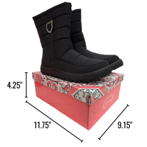 Wholesale Ladies Winter Boot – Black (Size 36–41)