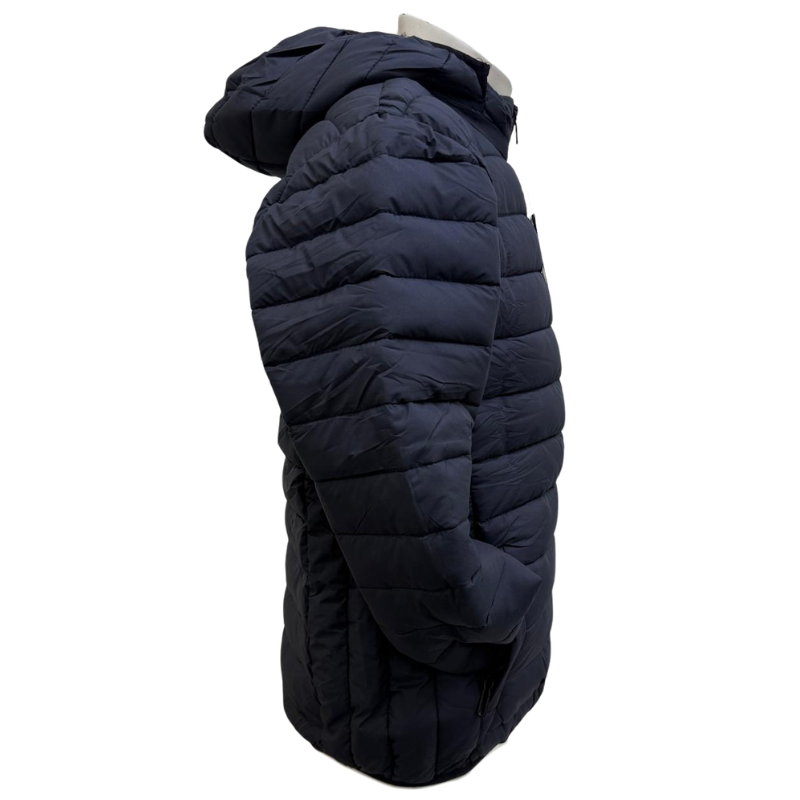 Wholesale Adult Basic Winter Coat with Hood, 3 Colours (Sizes M-3XL) - Image 6