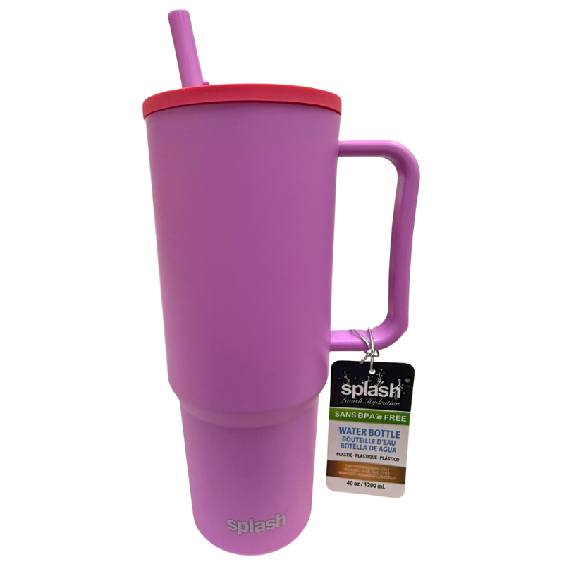 Wholesale Water Bottle/ Tumbler with Handle, Assorted Colours (40oz / 1200ml) - Image 4
