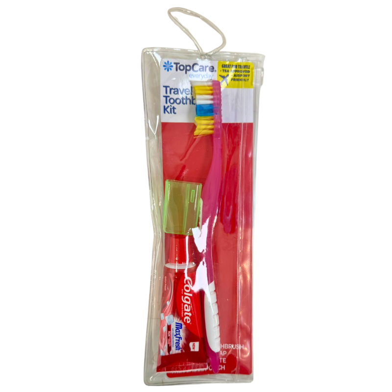 Wholesale Dental Kit with Colgate Toothpaste, Toothbrush & Cap in Reusable Pouch - Image 5