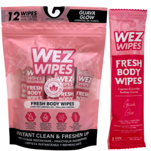 Wholesale Wild Guava Glow  Wipes 12 Pack  ($0.42 Each)