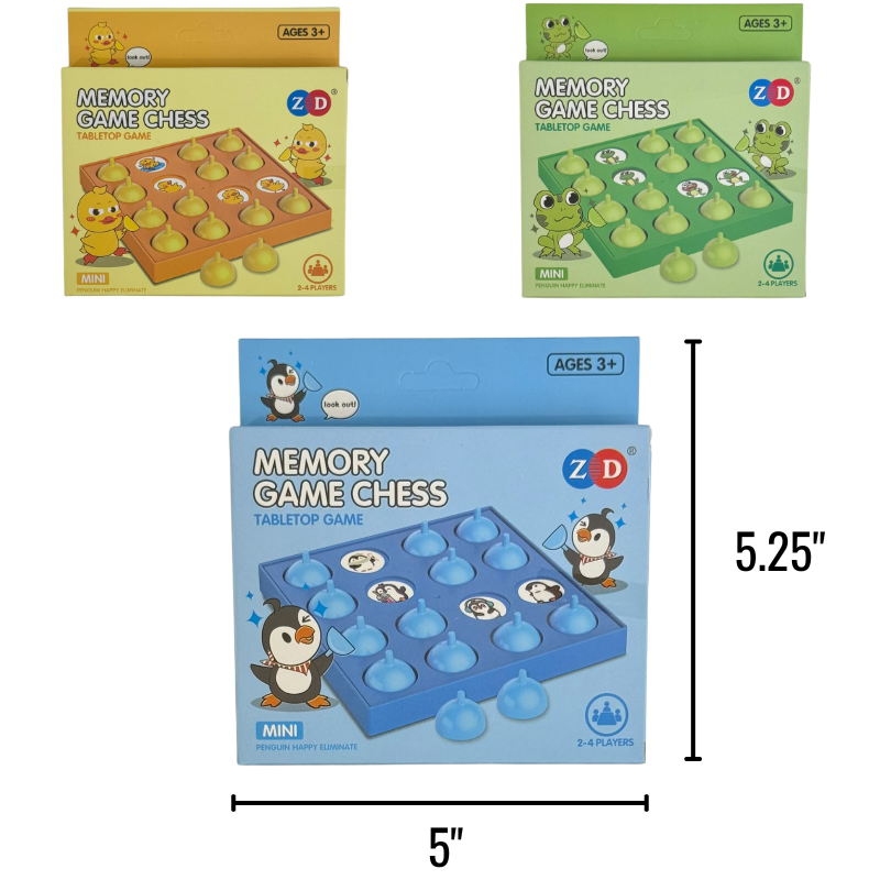 Wholesale Mini Animal-Themed Memory Chess Game (2-4 Players, Ages 3+)
