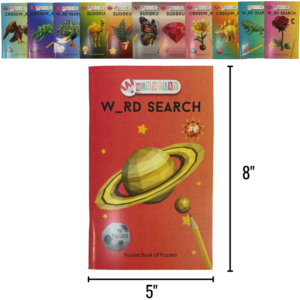 Wholesale Activity Books (Wordsearch, Crossword, Sudoku) Pocket Size (8" x 5") 96 Pages