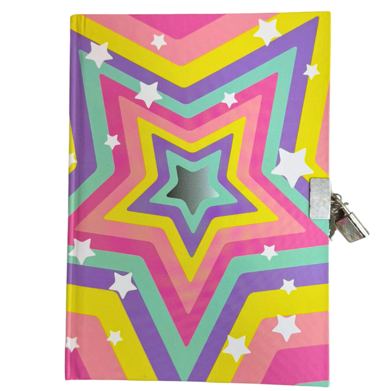 Wholesale Hard Cover Journal with Lock (5.9x8.3in / 15x21cm, 154 Pages) - Image 3