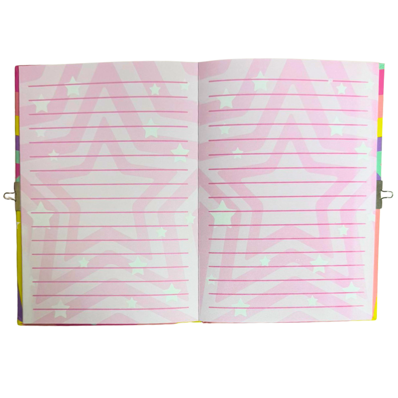 Wholesale Hard Cover Journal with Lock (5.9x8.3in / 15x21cm, 154 Pages) - Image 2