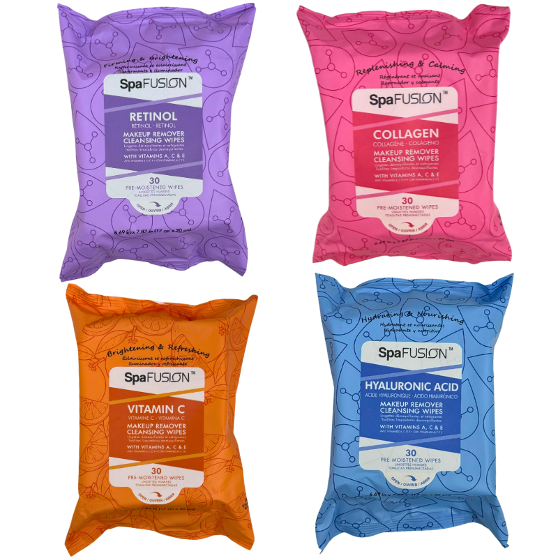 Wholesale Facial & Makeup Cleansing Wipes, Assorted - Image 6