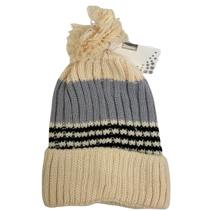 Wholesale Kids' Toque with Pom Pom, 4 Colours - Image 3