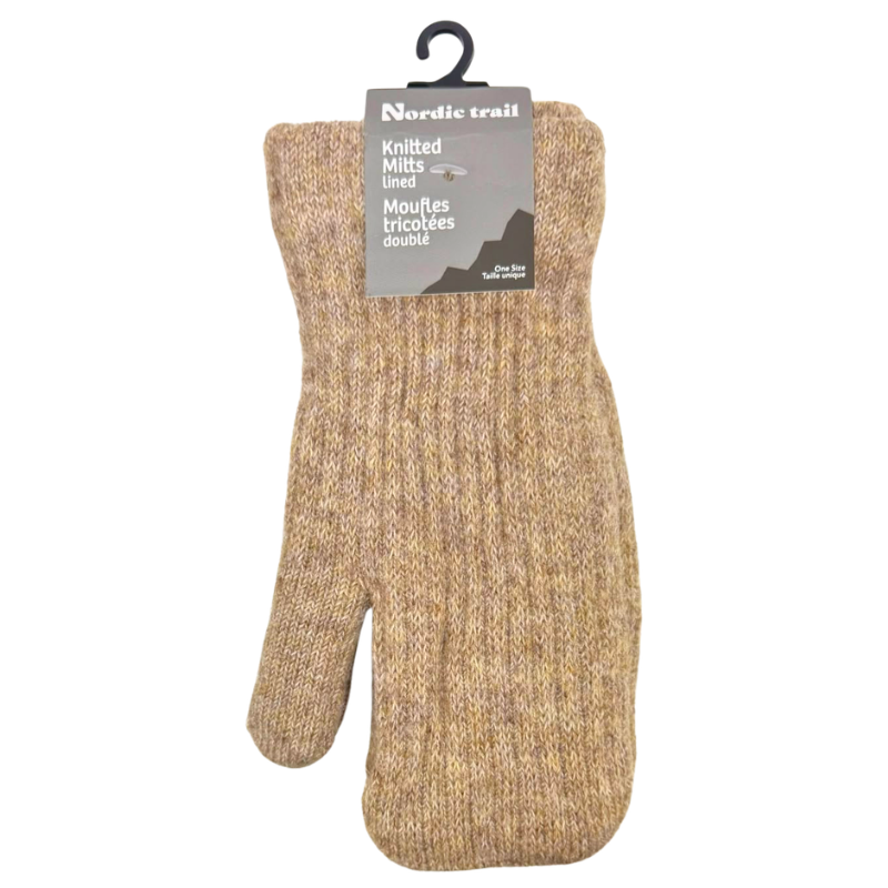 Wholesale Ladies Knit Soft Lined Mittens, 3 Colours - Image 2