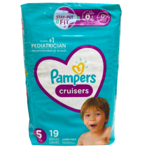 Wholesale Brandname Pampers Diapers, Size 5 (19 Pack) ($1.05 Each)