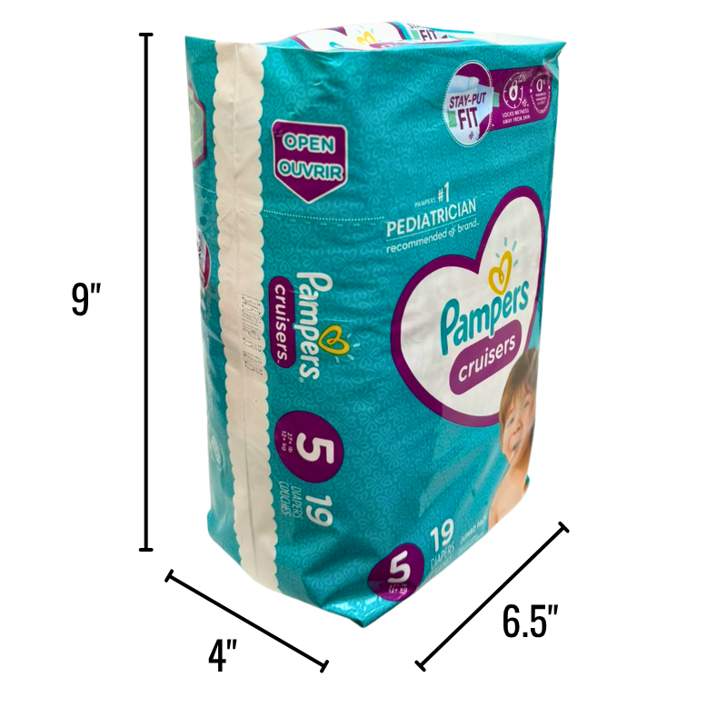 Wholesale Brandname Pampers Diapers, Size 5 (19 Pack) ($1.05 Each) - Image 2