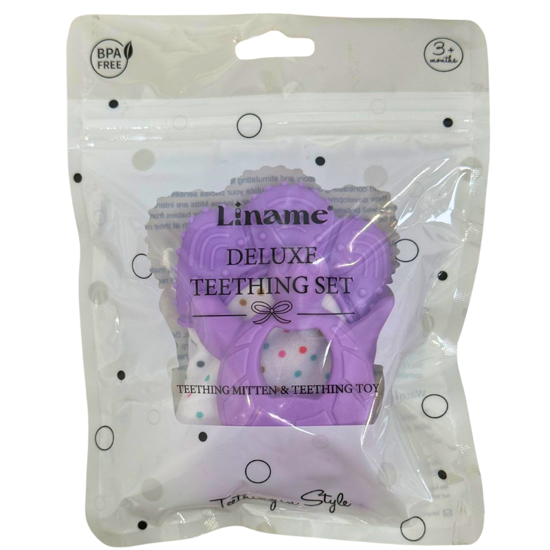 Wholesale Teether Mitt & Toy Set, Assorted Colours - Image 4