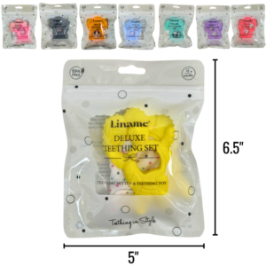 Wholesale Teether Mitt & Toy Set, Assorted Colours